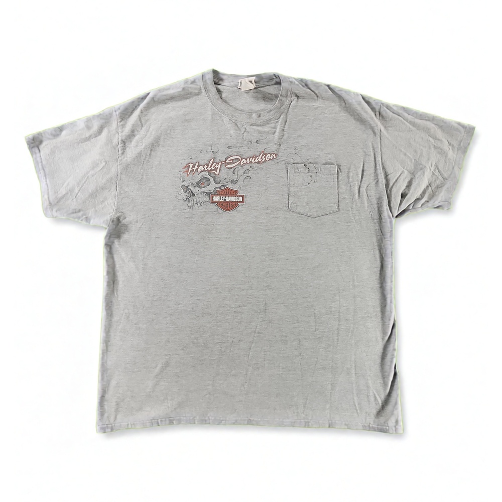 Harley-Davidson Thunder Creek Chattanooga TN T-Shirt 2XL Pocket Tee Biker Mens